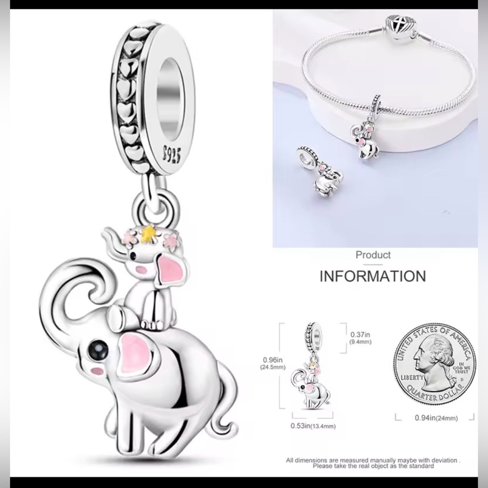 Fit Pandora design S925 Silver charm
